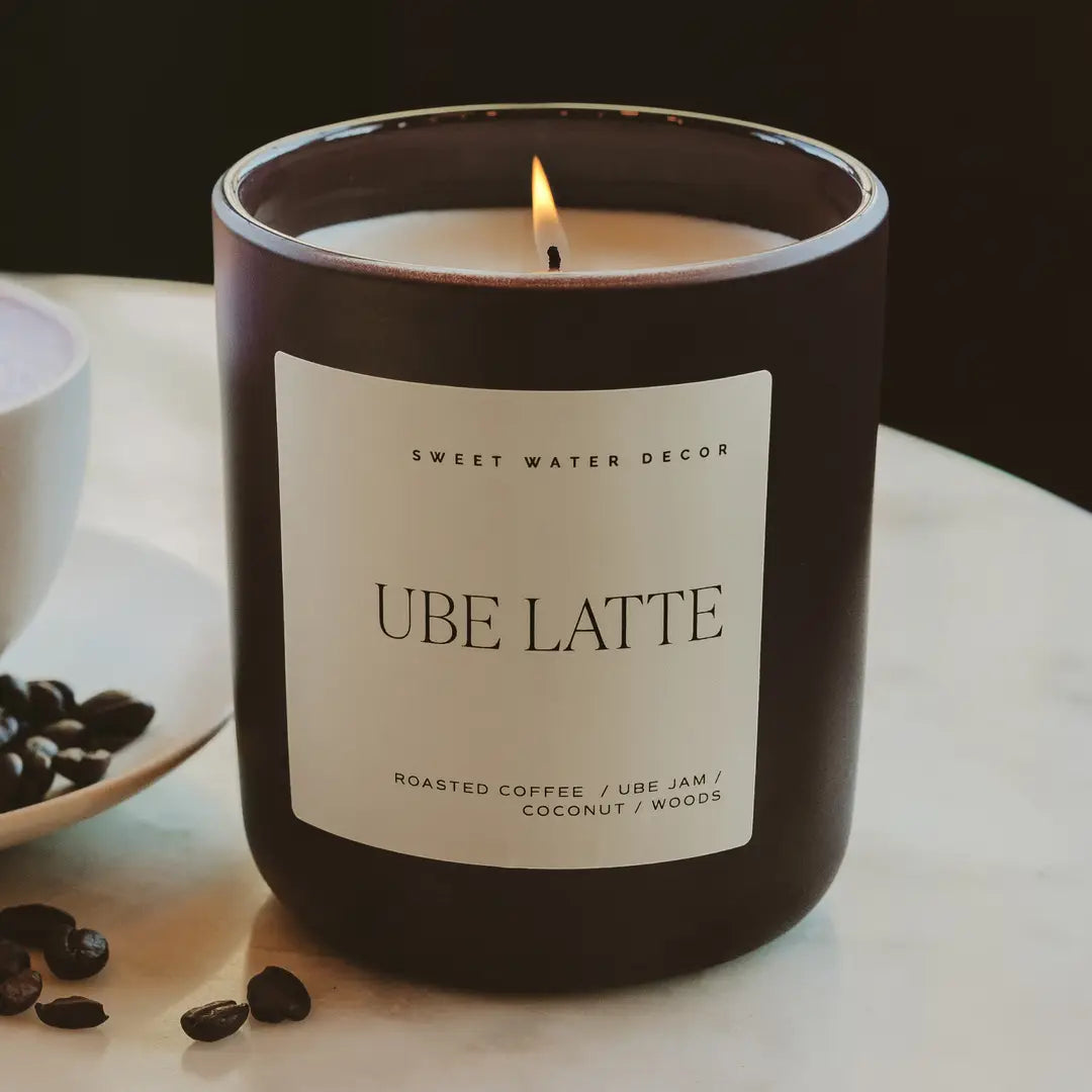 Sweet Water Decor | Ube Latte 15oz Candle