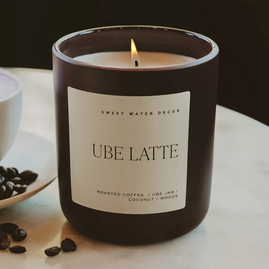 Sweet Water Decor | Ube Latte 15oz Candle