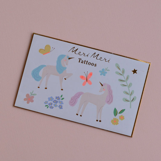 Meri Meri | Unicorn Temporary Tattoos