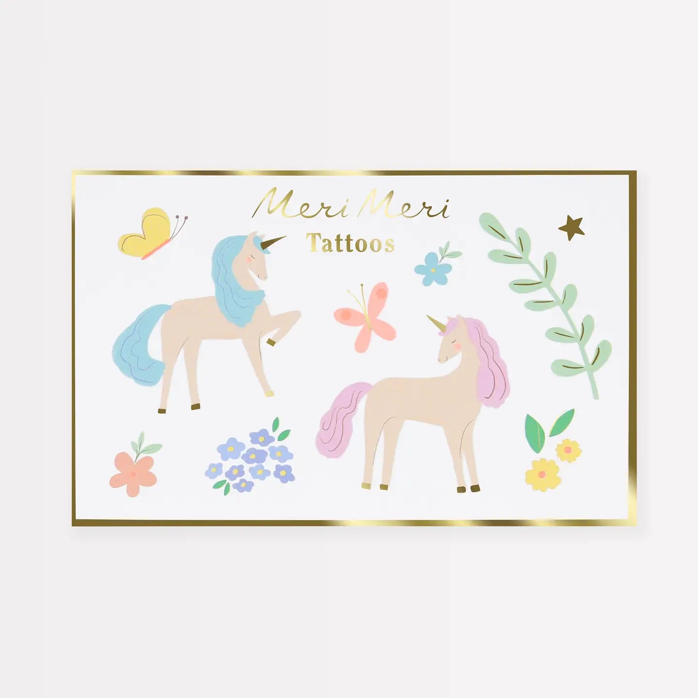 Meri Meri | Unicorn Temporary Tattoos