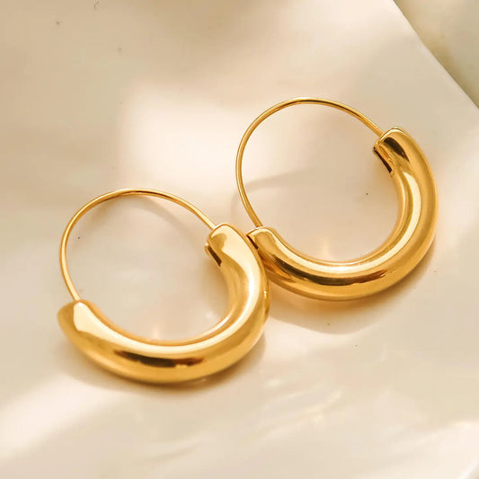 MAIQ | U Shape Hoop Earrings