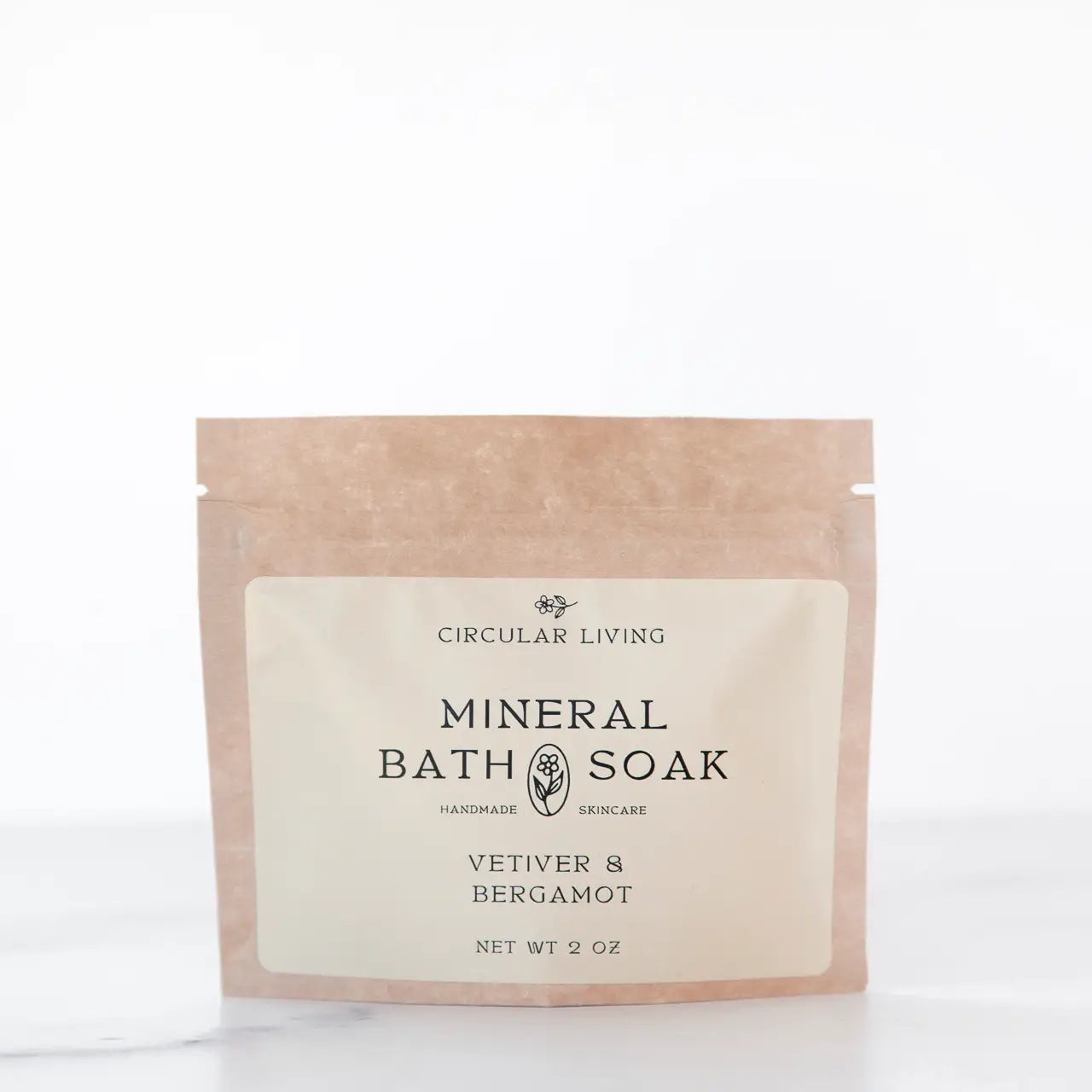 Circular Living | Mineral Bath Soak Sachet, Vetiver & Bergamot