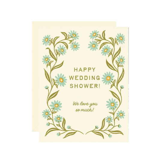 Wallflower Paper & Party | Happy Wedding Shower Card