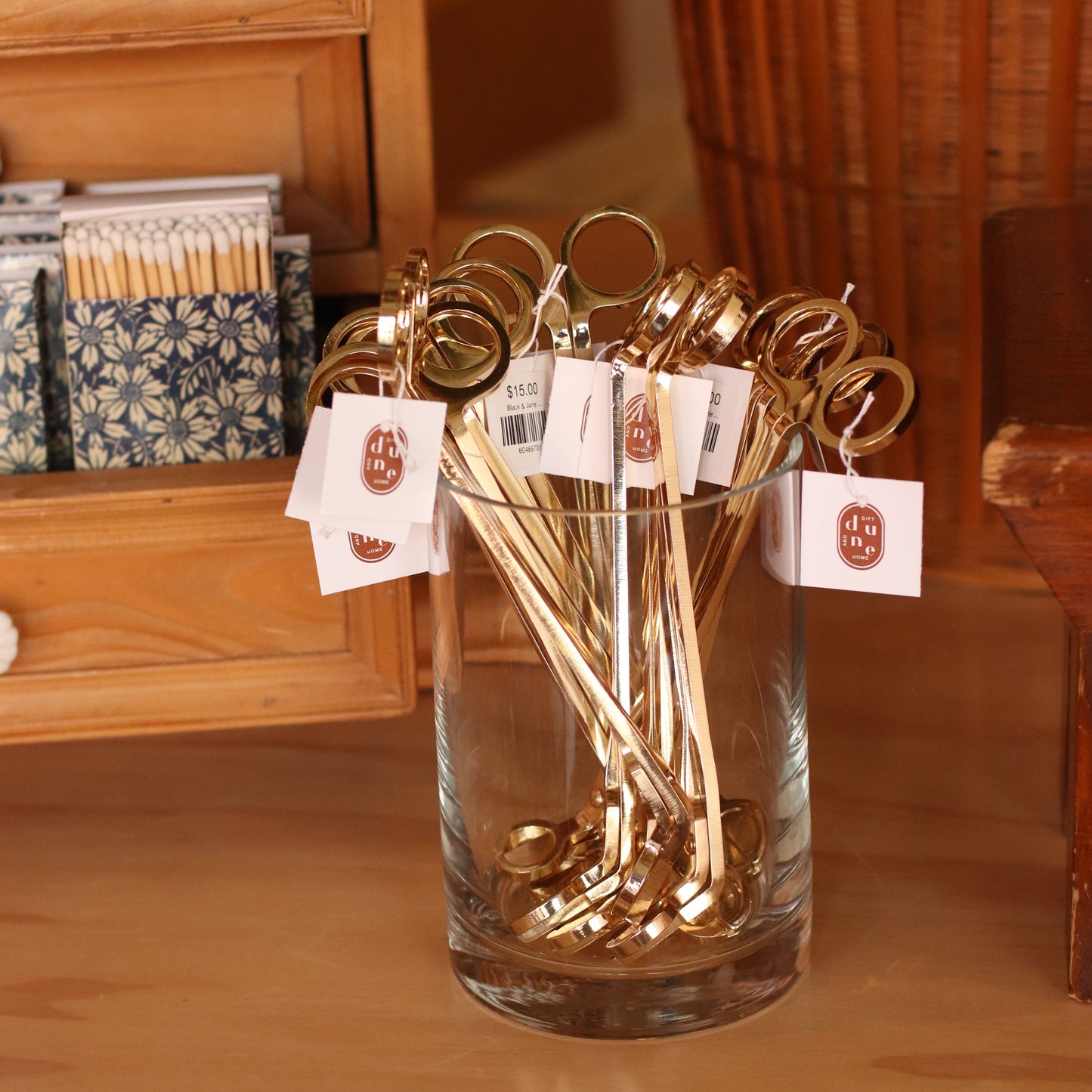 Black & Jane | Candle Wick Trimmer in Shiny Gold