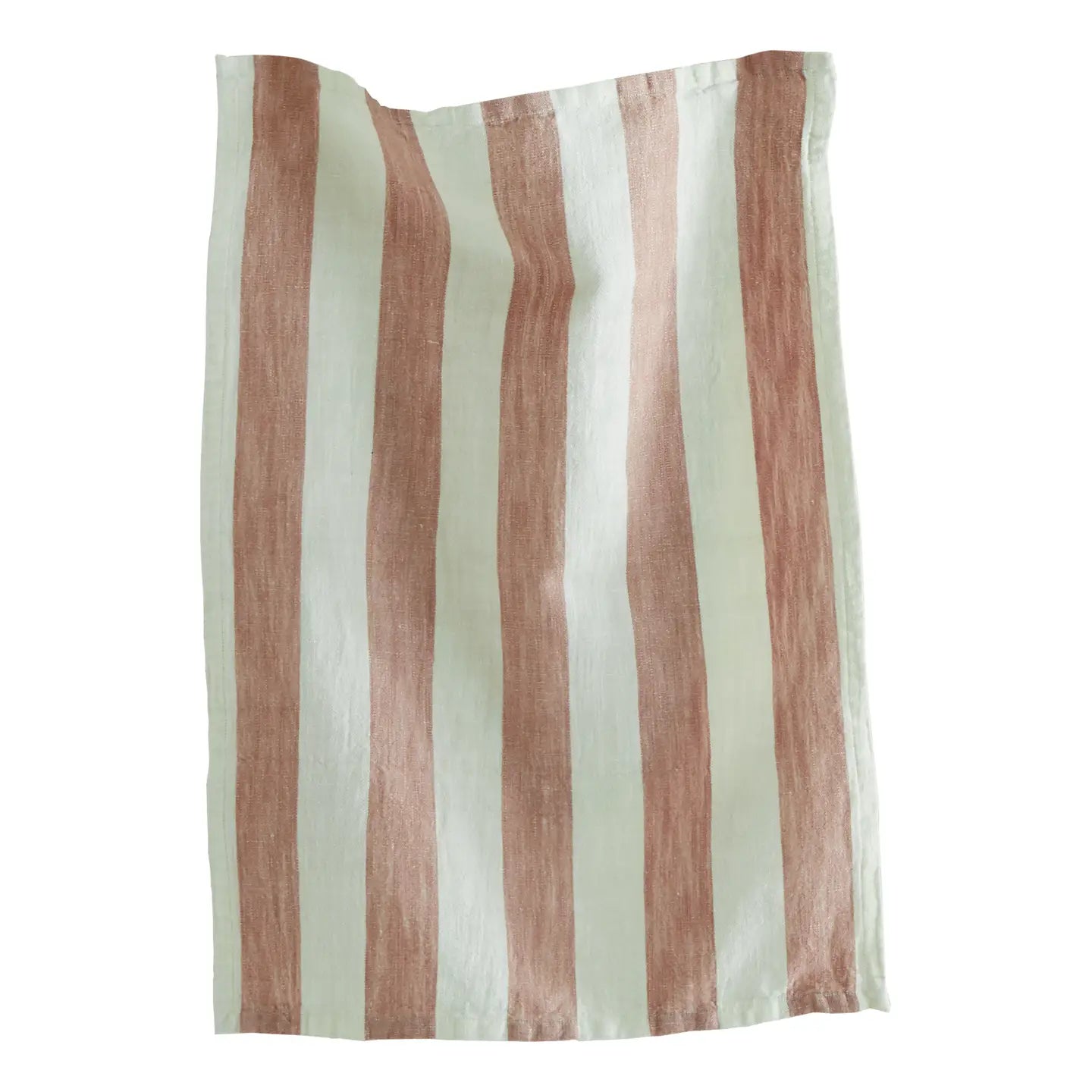 Tag | Cotton Wide Stripe Dishtowel, Clay