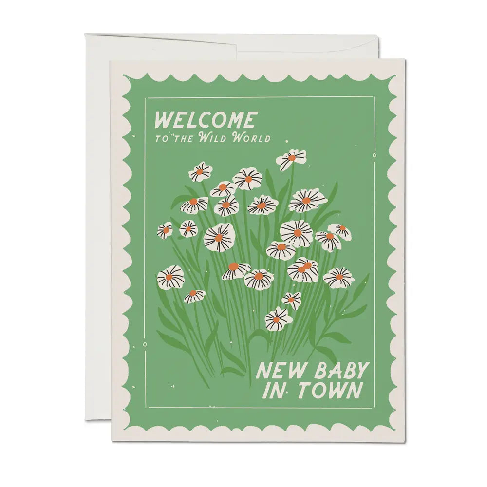 Red Cap Cards | Wild World Baby Greeting Card