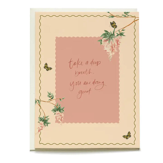 Pen + Pillar | Wisteria Encouragement Card