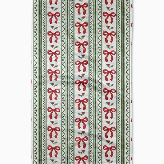 Geometry | Christmas Bow Tea Towel