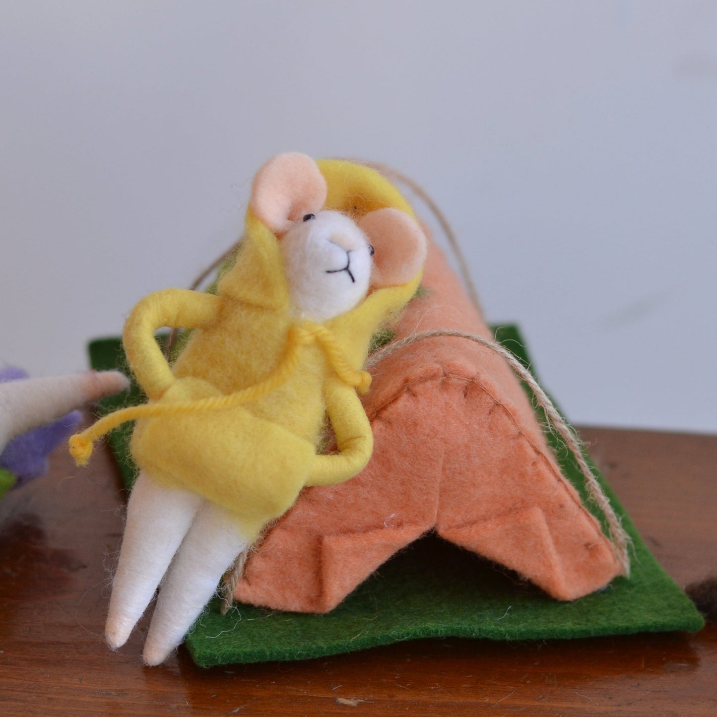 Kathy | Yellow Hoodie Mouse Critter