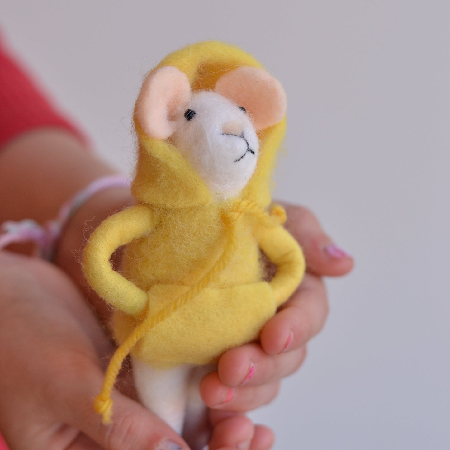 Kathy | Yellow Hoodie Mouse Critter