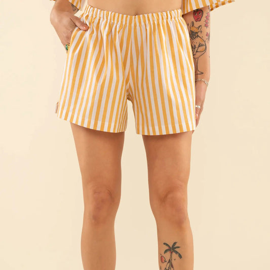 NLT | Cory Boxer Short, Mustard and White