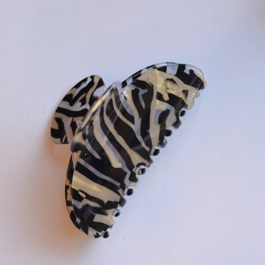 Dune Clips | Zebra Stripe Hair Clip