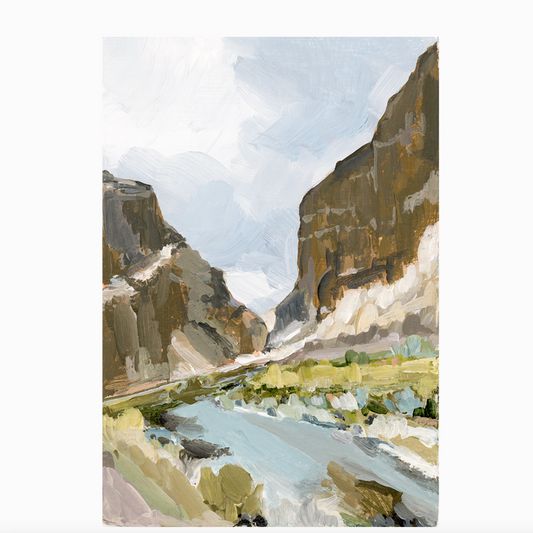 Laurie Anne Art | Day River Canvas Print, 11x14