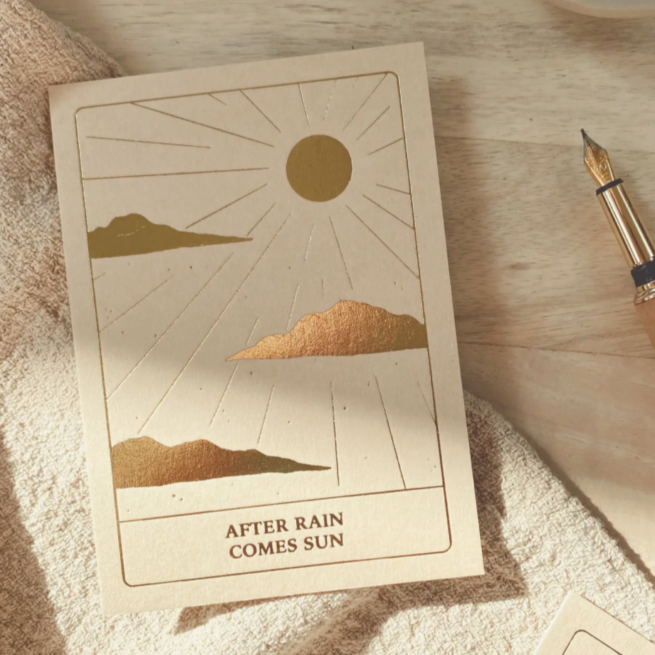 Anna Cosma | After the Rain Comes the Sun, Post Card