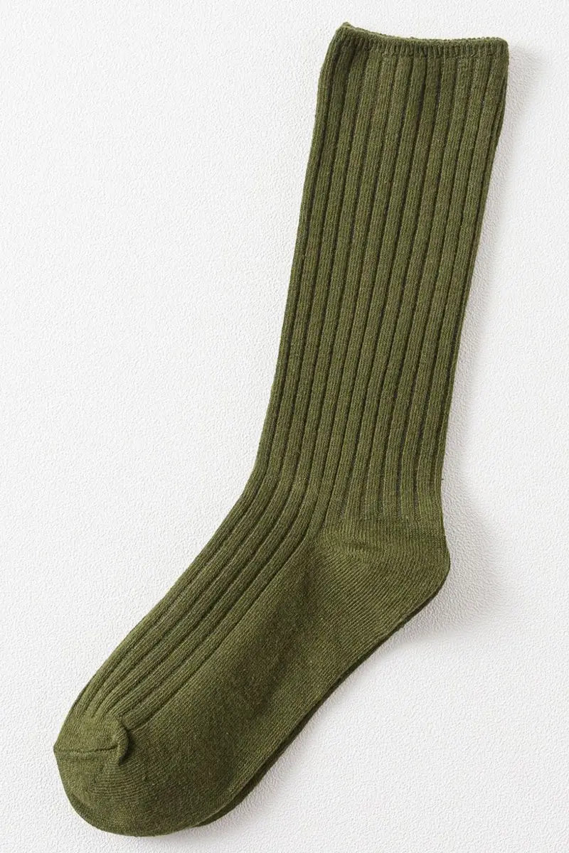 Classic Ribbed Trouser Socks, choose your color