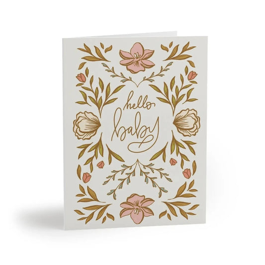 Flounce & Flourish | Hello, Baby New Baby Card