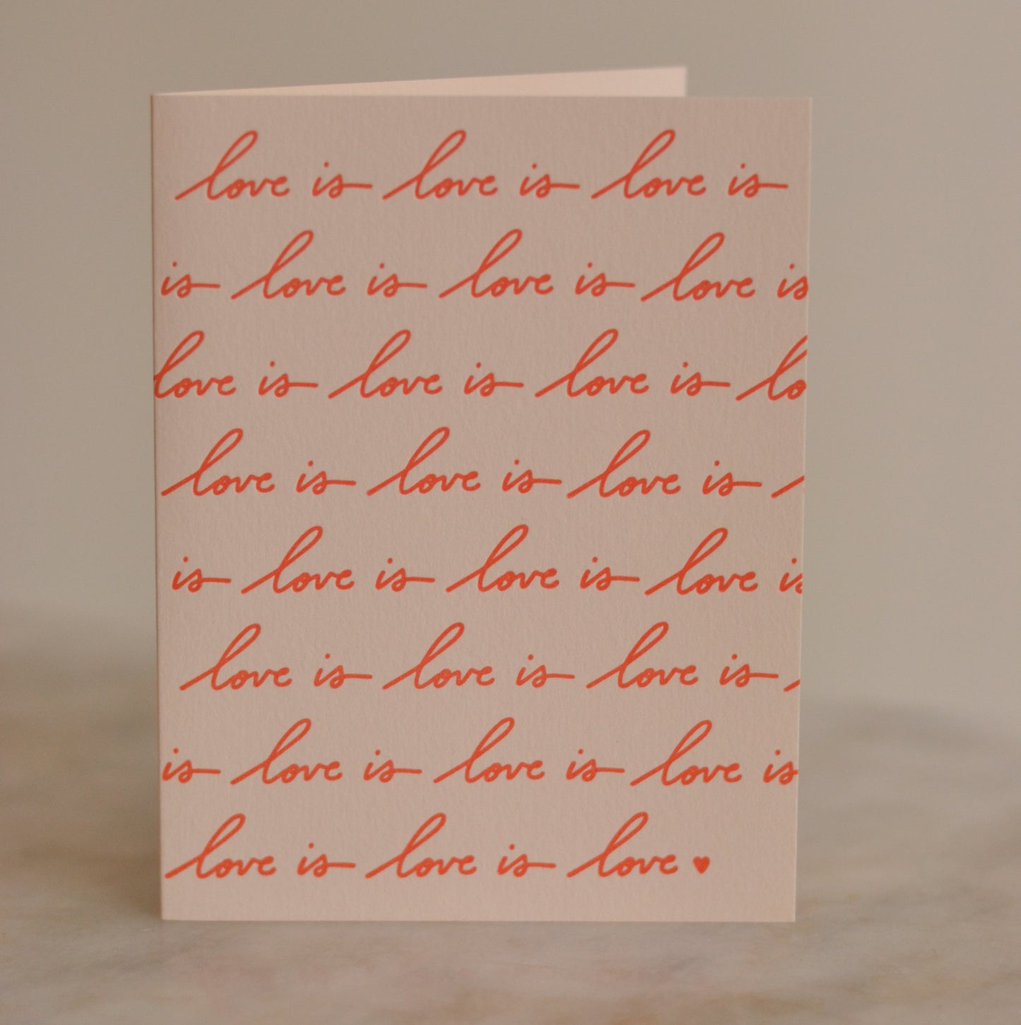Dahlia Press | Love Is Love Card