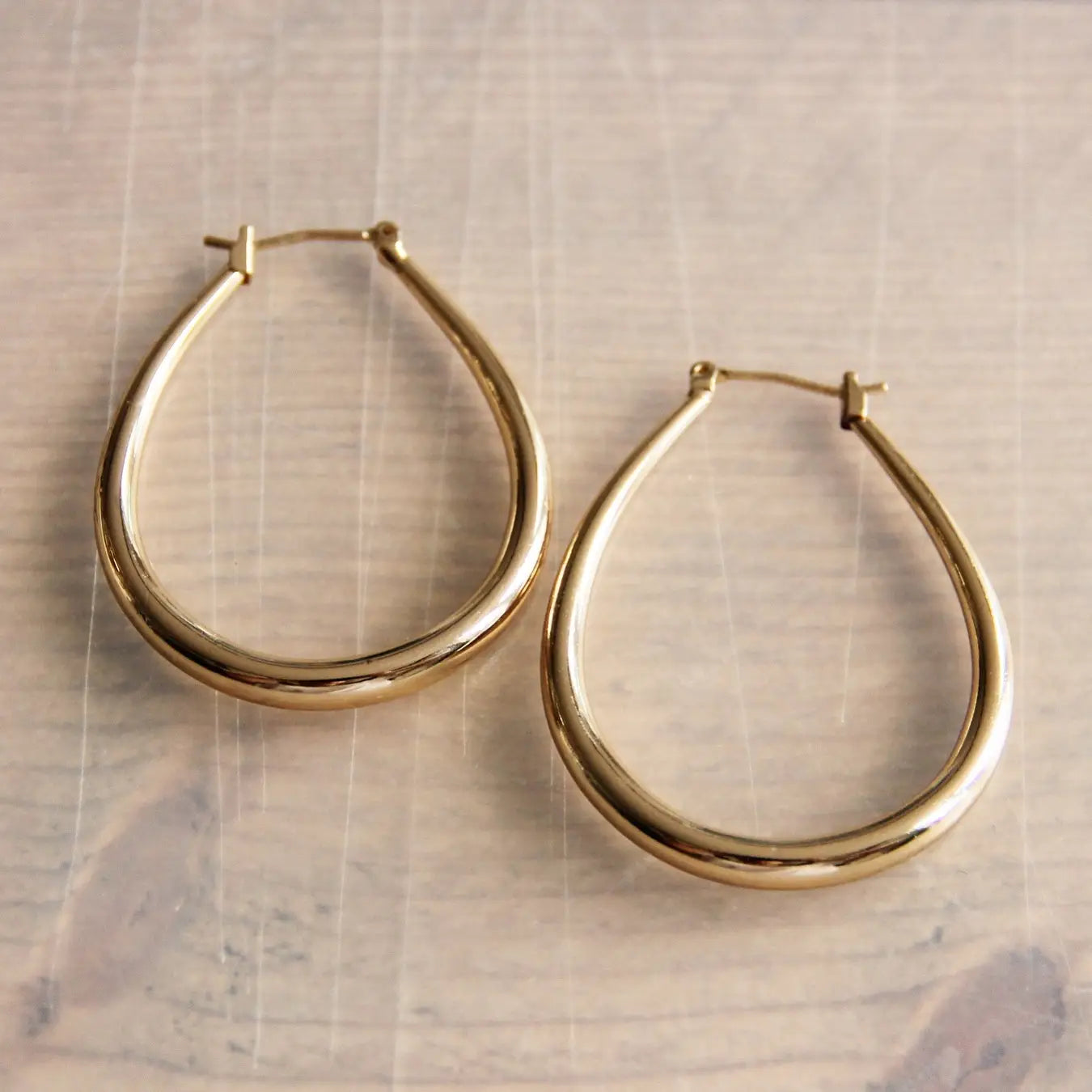 Bazou | Oval Hoops, stainless steel