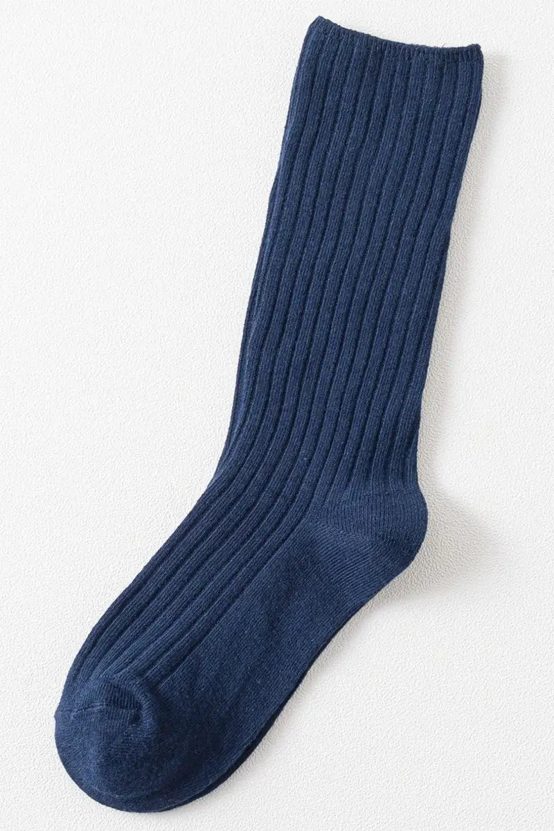 Classic Ribbed Trouser Socks, choose your color